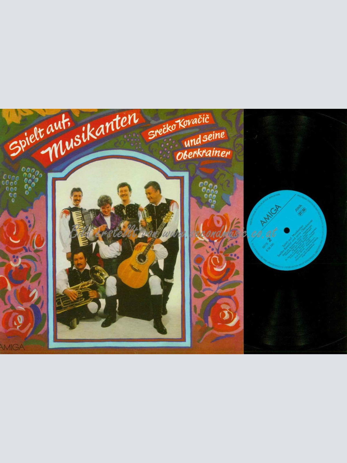 LP--Srečko Kovačič Und Seine Oberkrainer – Spielt Auf, Musikanten //  NM