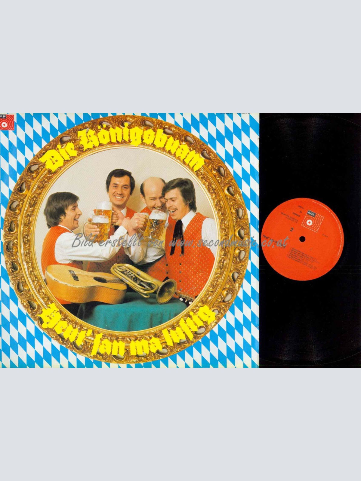 LP--Die Königsbuam – Heut' San Ma Lustig //  NM