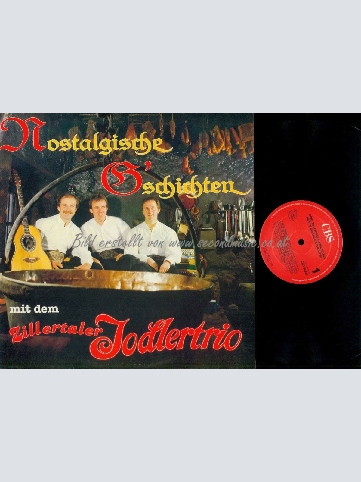 LP--Zillertaler Jodlertrio – Nostalgische G‘schichten //  NM