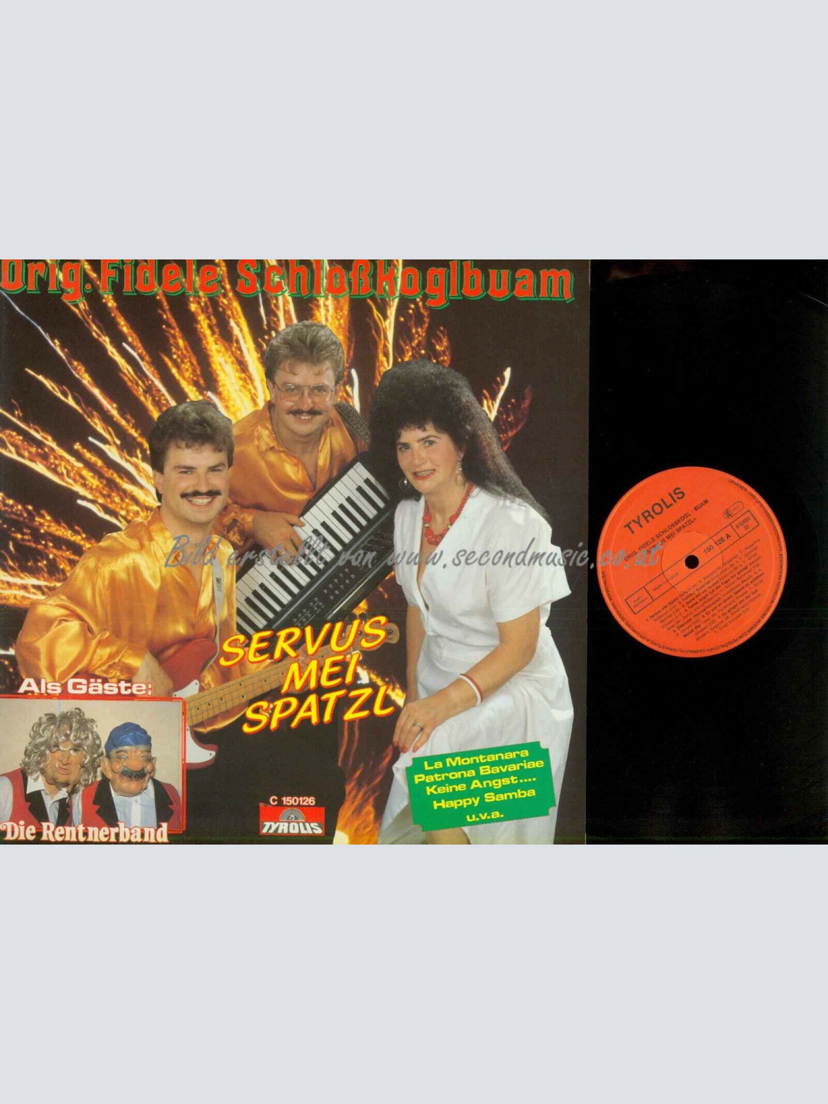 LP--Orig fidelen Schloßkoglbuam– Servus mei Spatzl    // NM