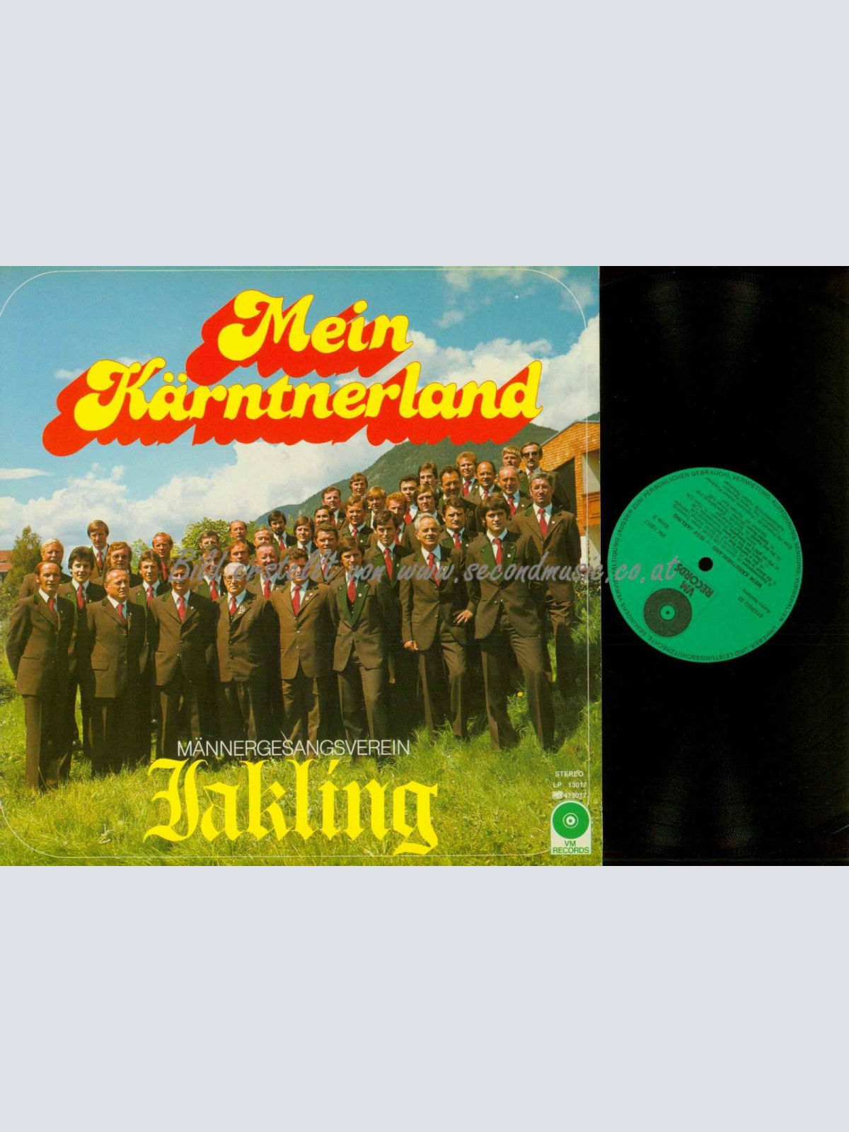 LP--Männergesangsverein Jakling – Mein Kärntnerland/  NM