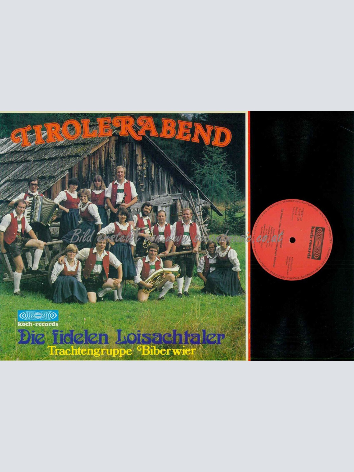 LP--Die Fidelen Loisachtaler -- Tirolerabend   //NM