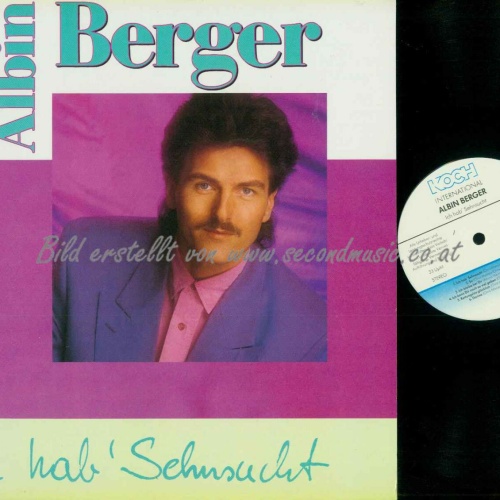 LP-- Albin Berger – Ich Hab' Sehnsucht   /   NM