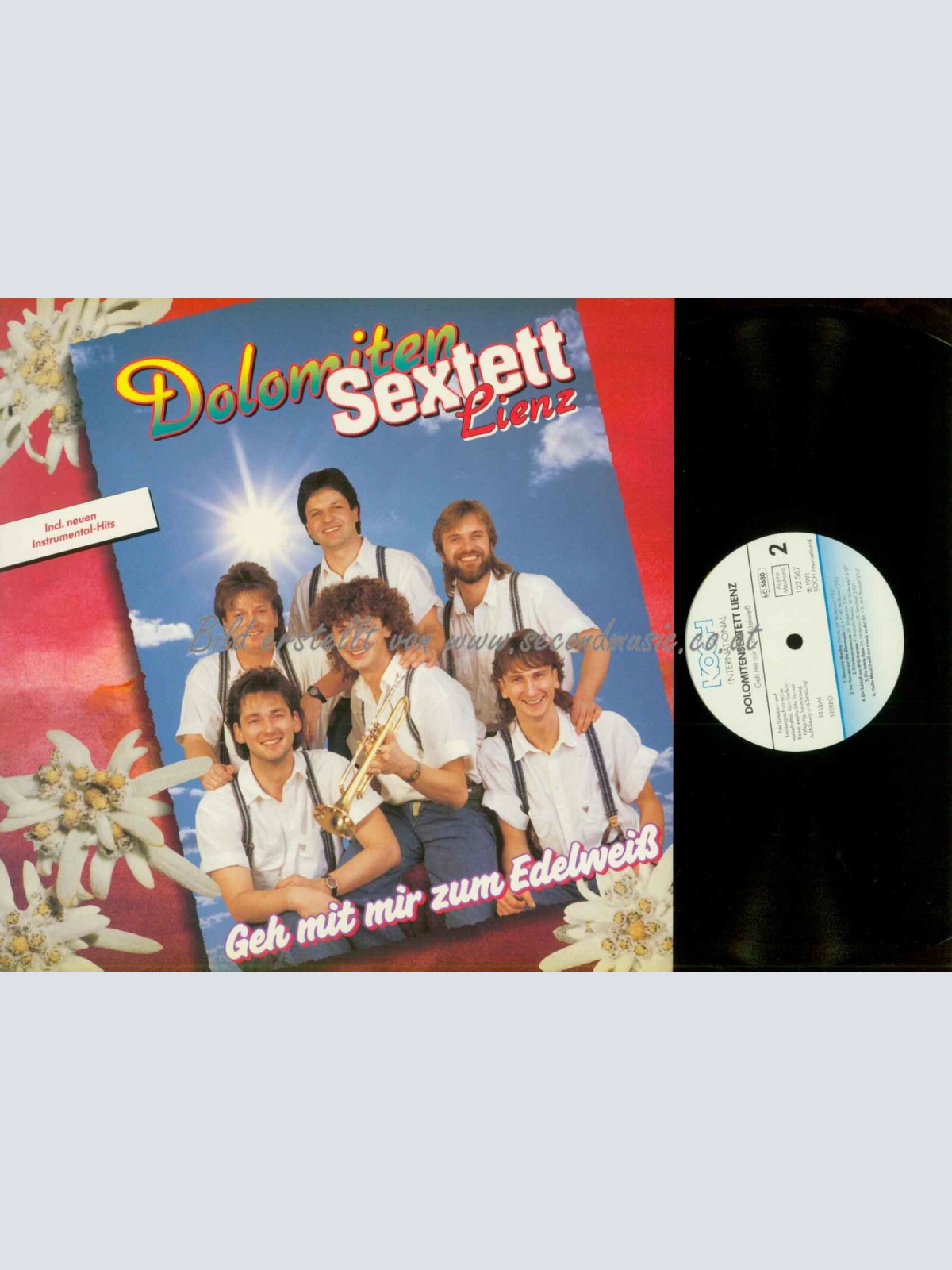 LP--Dolomiten Sextett Lienz – Geh Mit Mir Zum Edelweiß /   NM