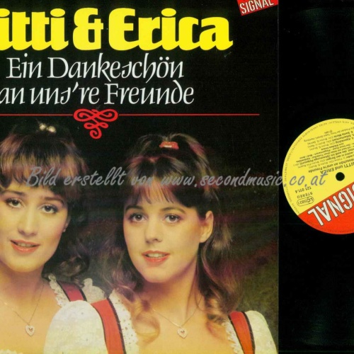 LP--Gitti & Erica – Ein Dankeschön an uns're Freunde   /      NM