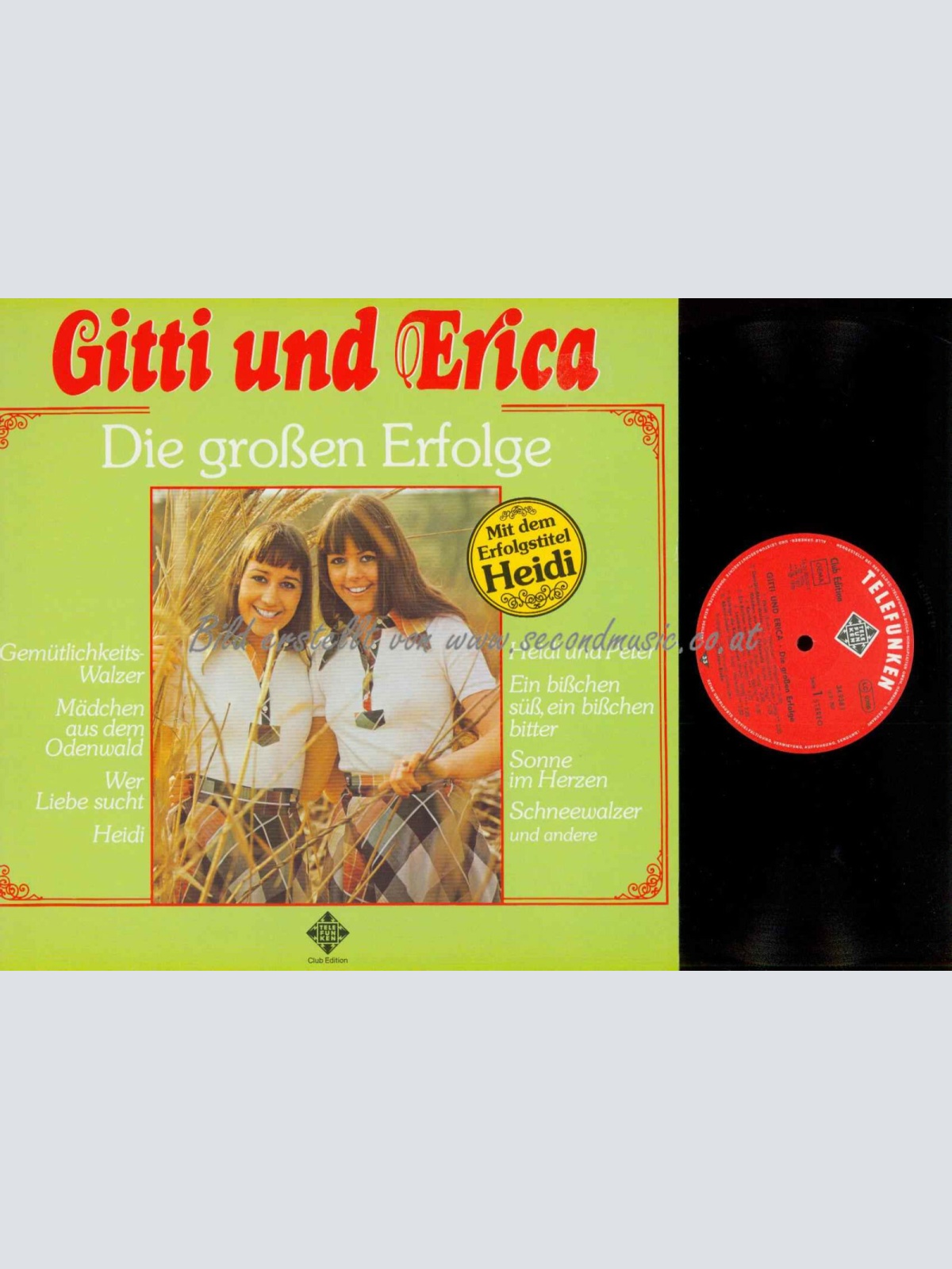 LP--Gitti Und Erica – Die Großen Erfolge // NM