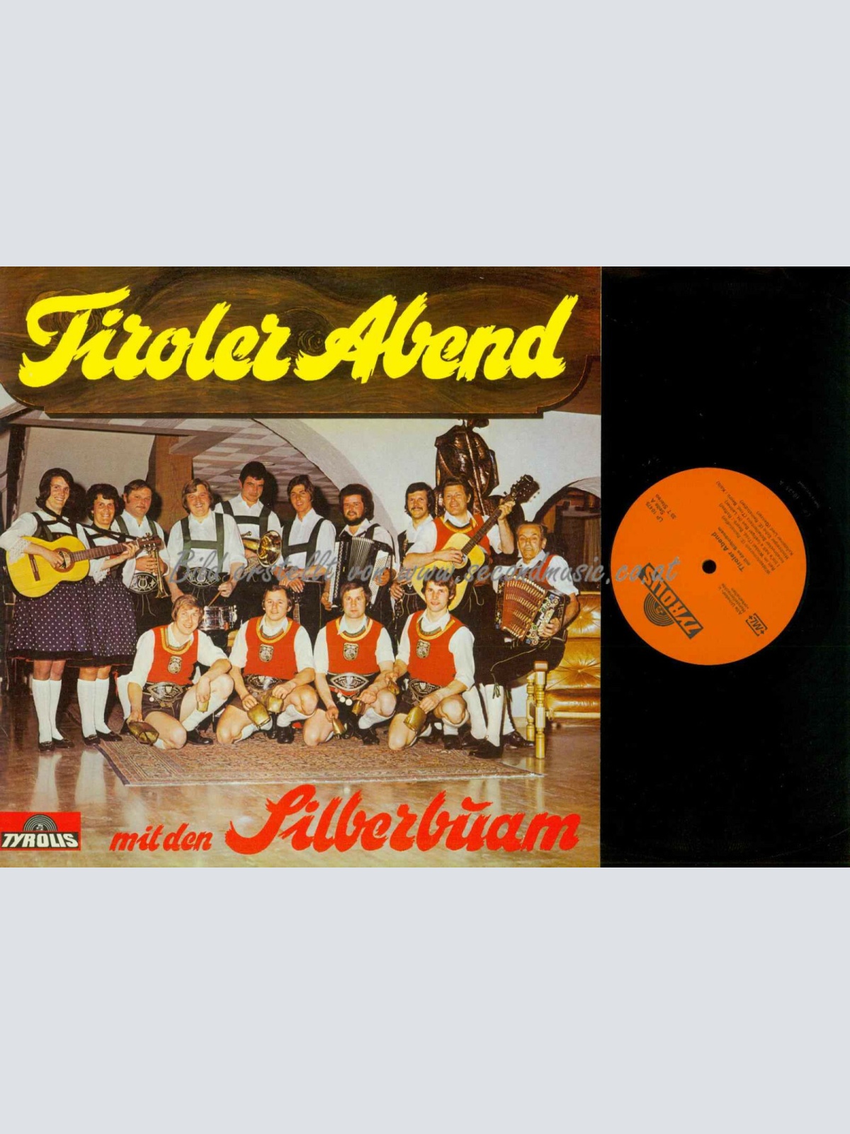 LP--Silberbùam – Tiroler Abend Mit Den Silberbùam  // NM