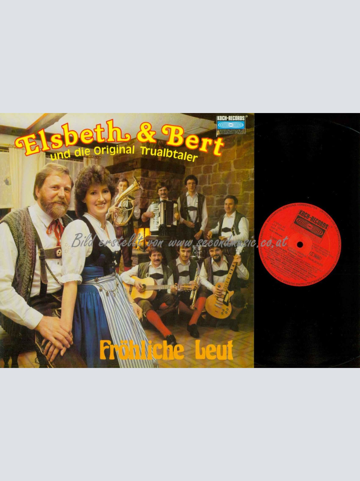 LP-  Elsbeth & Bert Original Trualbtaler - Fröhliche Leut --  // NM