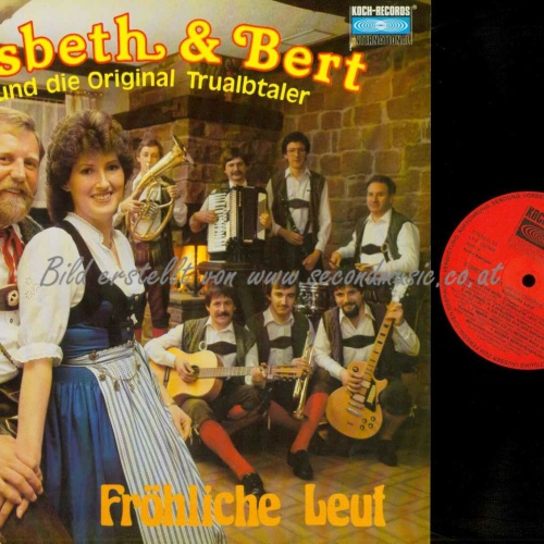 LP-  Elsbeth & Bert Original Trualbtaler - Fröhliche Leut --  // NM