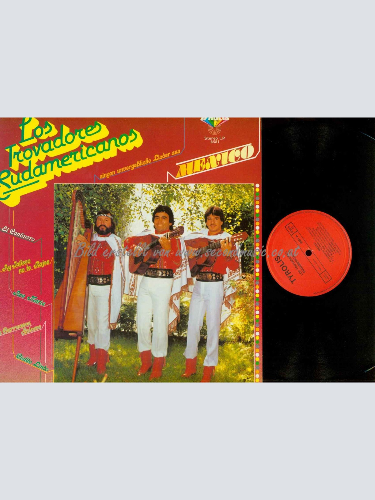 LP-   Los Trovadores -singen unvergeßliche Liedr aus Mexico  // NM