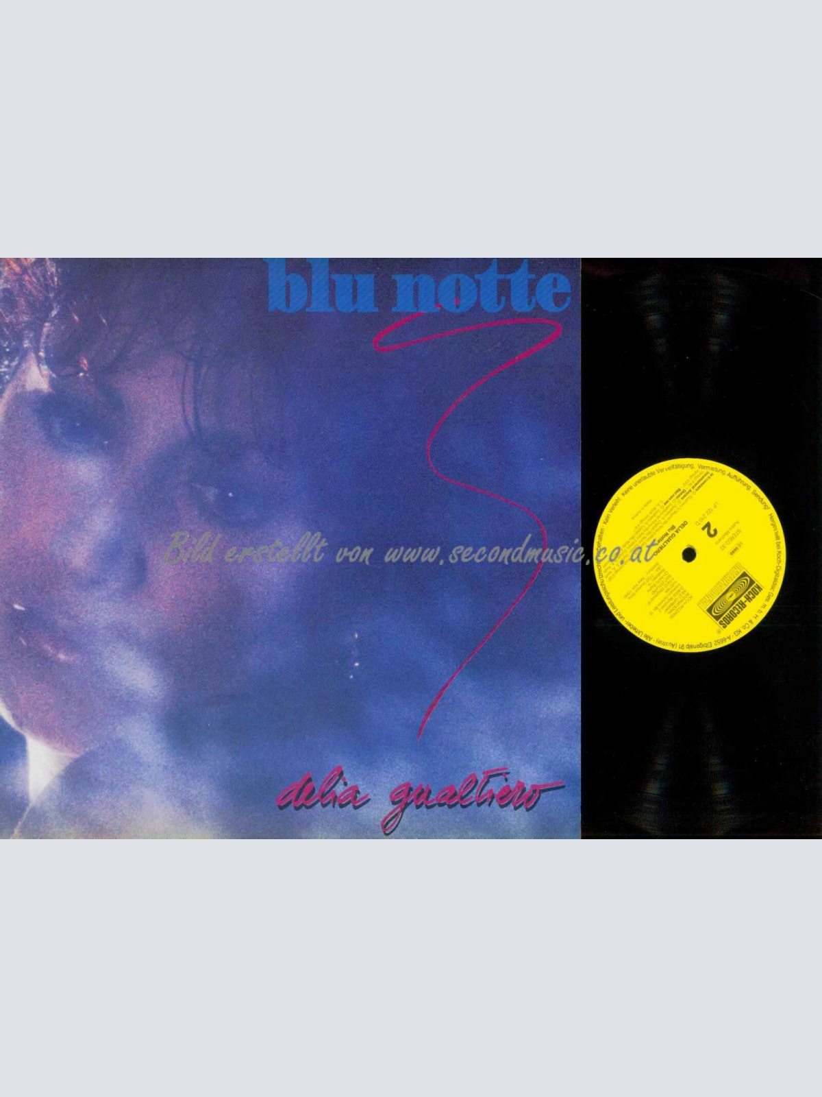 LP-- Delia Gualtiero – Blu Notte  //  NM /