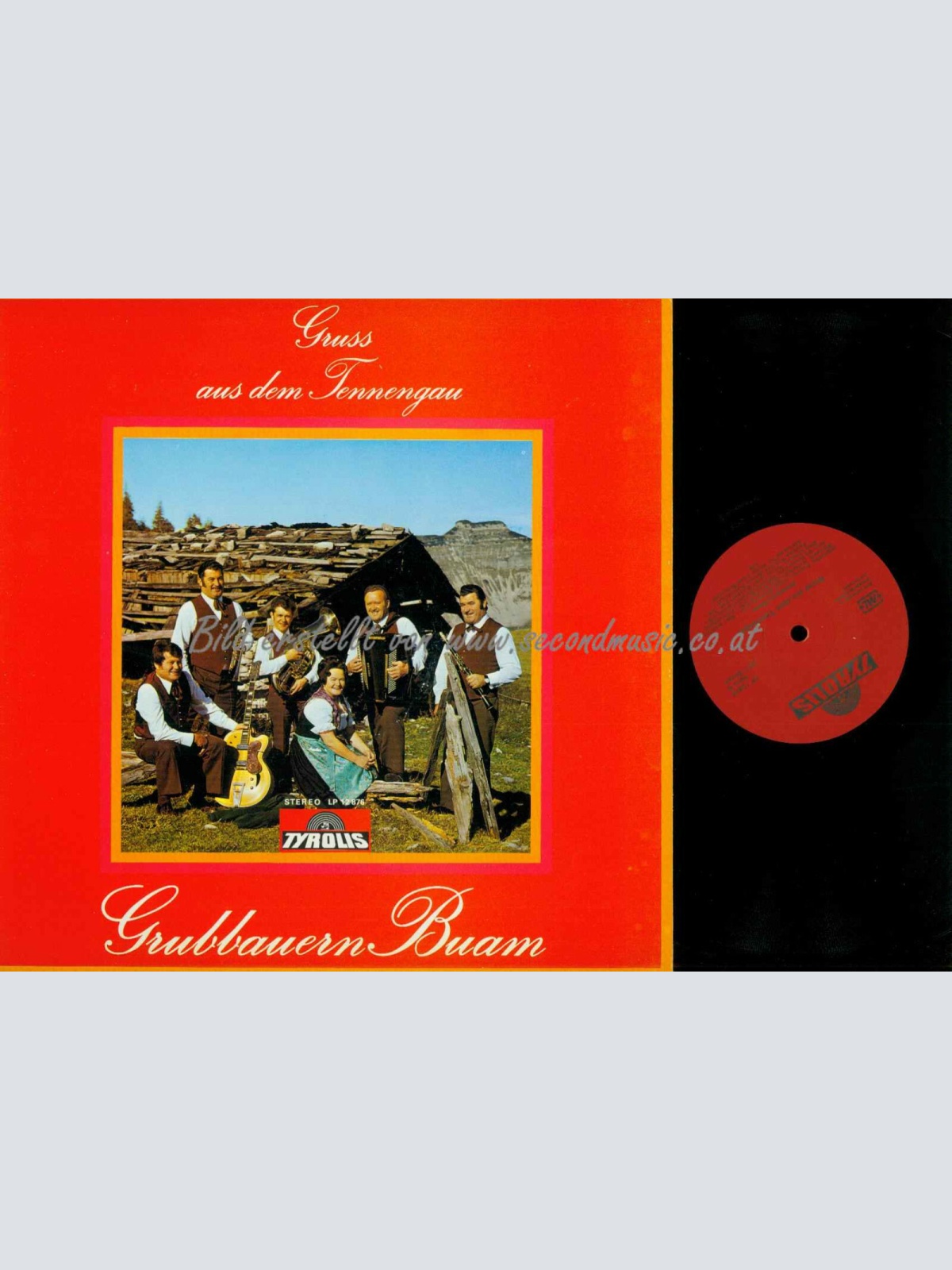 LP--Grubbauern Buam – Gruss Aus Dem Tennengau // NM