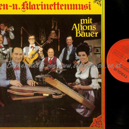 LP--  Alfons Bauer --  Stuben  u- Klatinettenmusi // NM