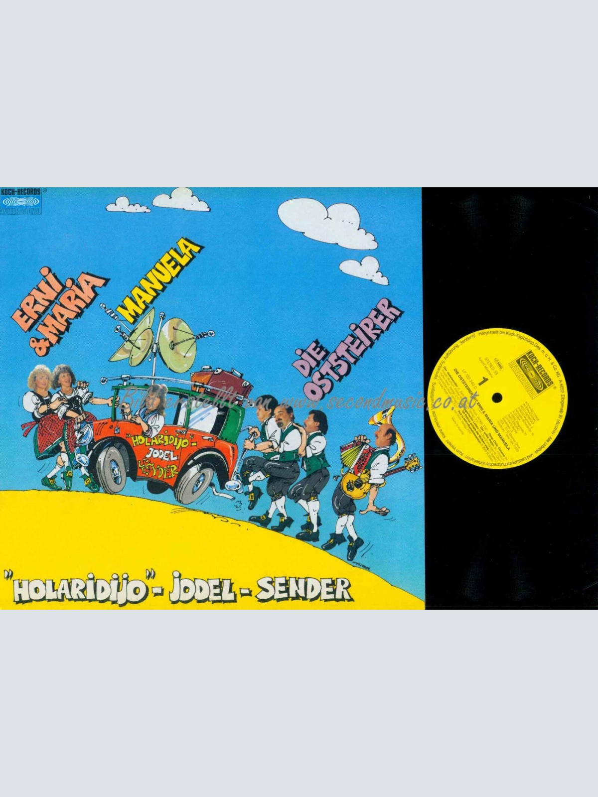 LP--Die Oststeirer Mit Erni & Maria Und Manuela--Holaridijö"-Jodel-Sender  // NM