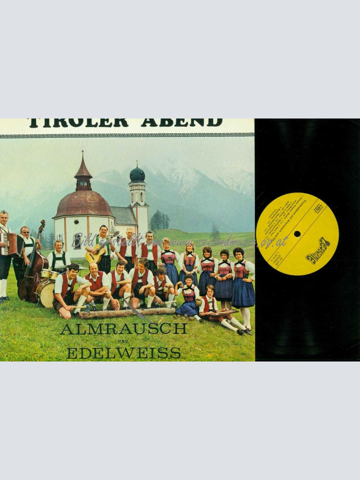 LP--  Tiroler Abend mit Almrausch und Edelweiss    // NM