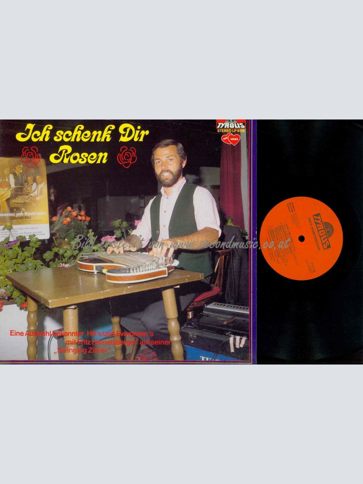 LP--Fritz Hemetsberger --  Ich schenk Dir Rosen // NM