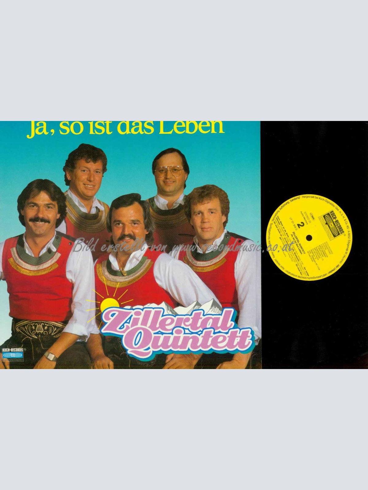 LP- Zillertal Quintett – Ja, So Ist Das Leben / NM