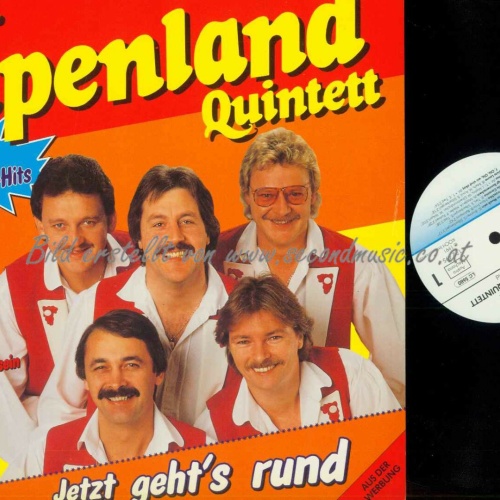 LP- Orig. Alpenland Quintett – Jetzt Geht's Rund  // NM