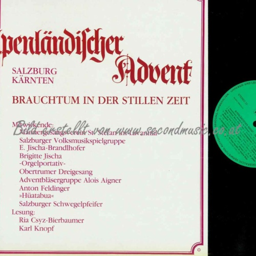 LP--Alpenländischer Advent  -- Salzburg Kärnten   / NM