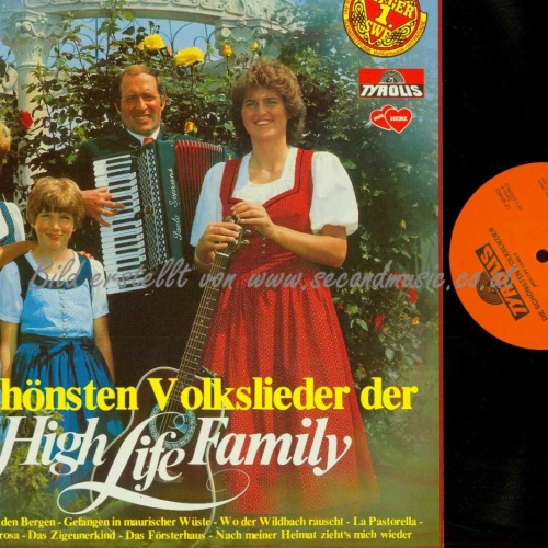 LP--High Life Family – Die Schönsten Volkslieder Der High Life Family //  NM