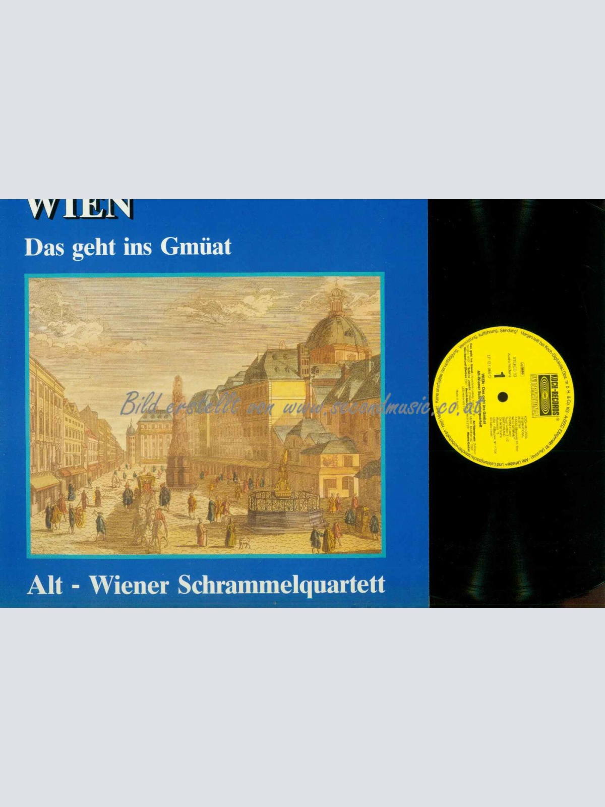 LP--Alt Wiener Schrammelquartett -- Das geht ins Gmüat  //  NM