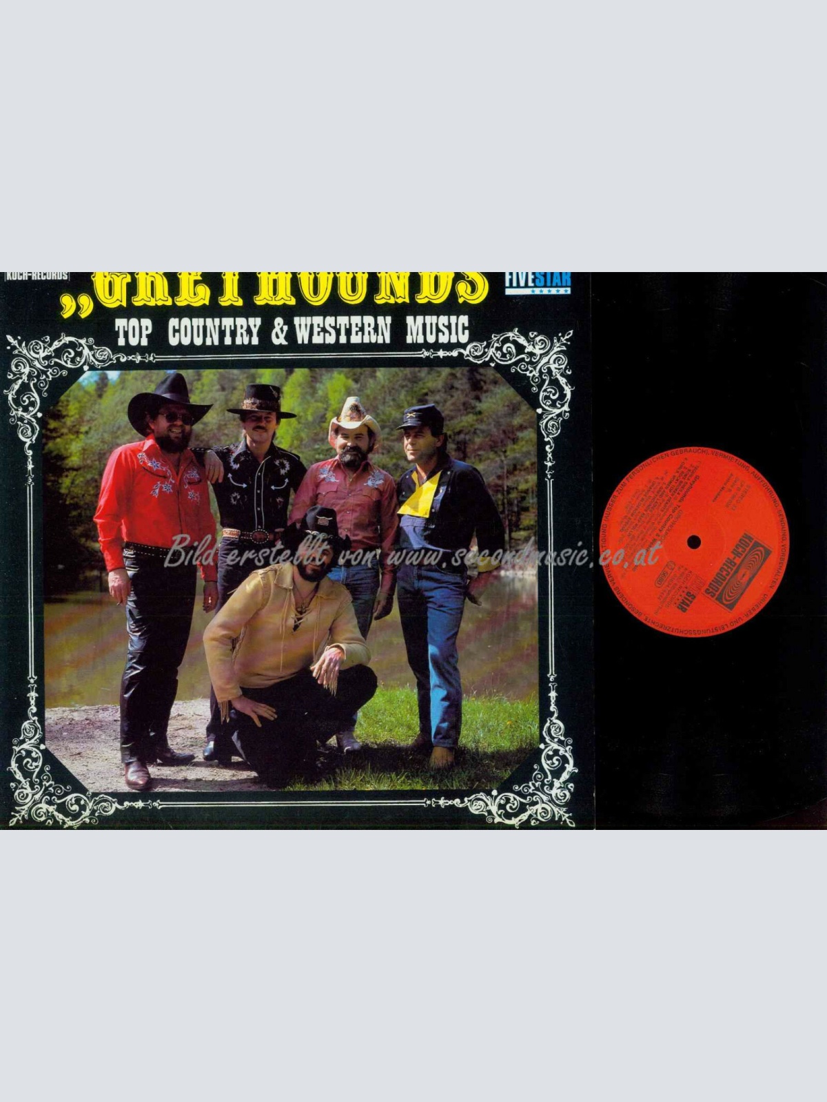 LP--Greyhounds – Top Country & Western Music   //  NM