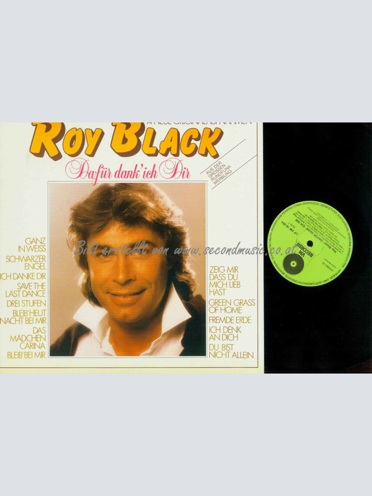 LP--Roy Black – Dafür Dank' Ich Dir  //  NM