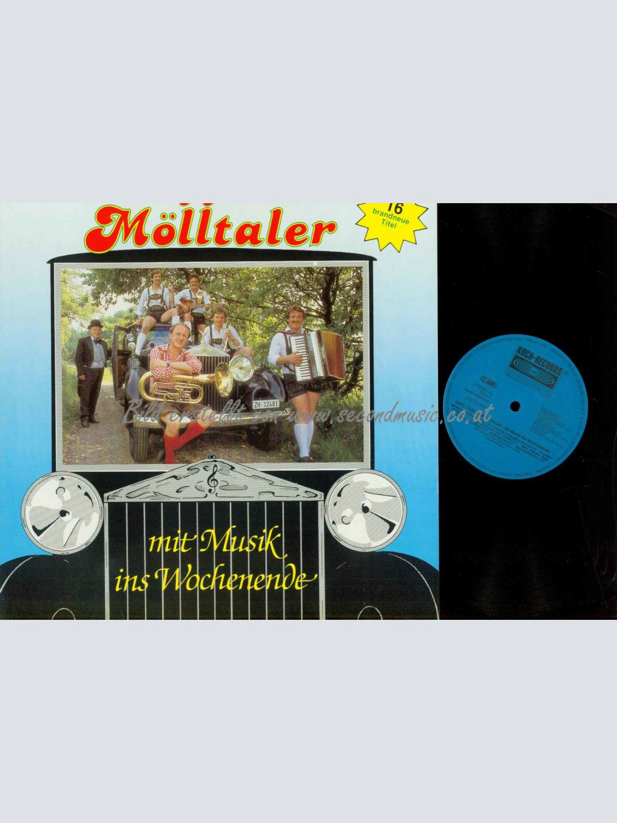 LP-Orig. Fidele Mölltaler – Mit Musik Ins Wochenende //  NM