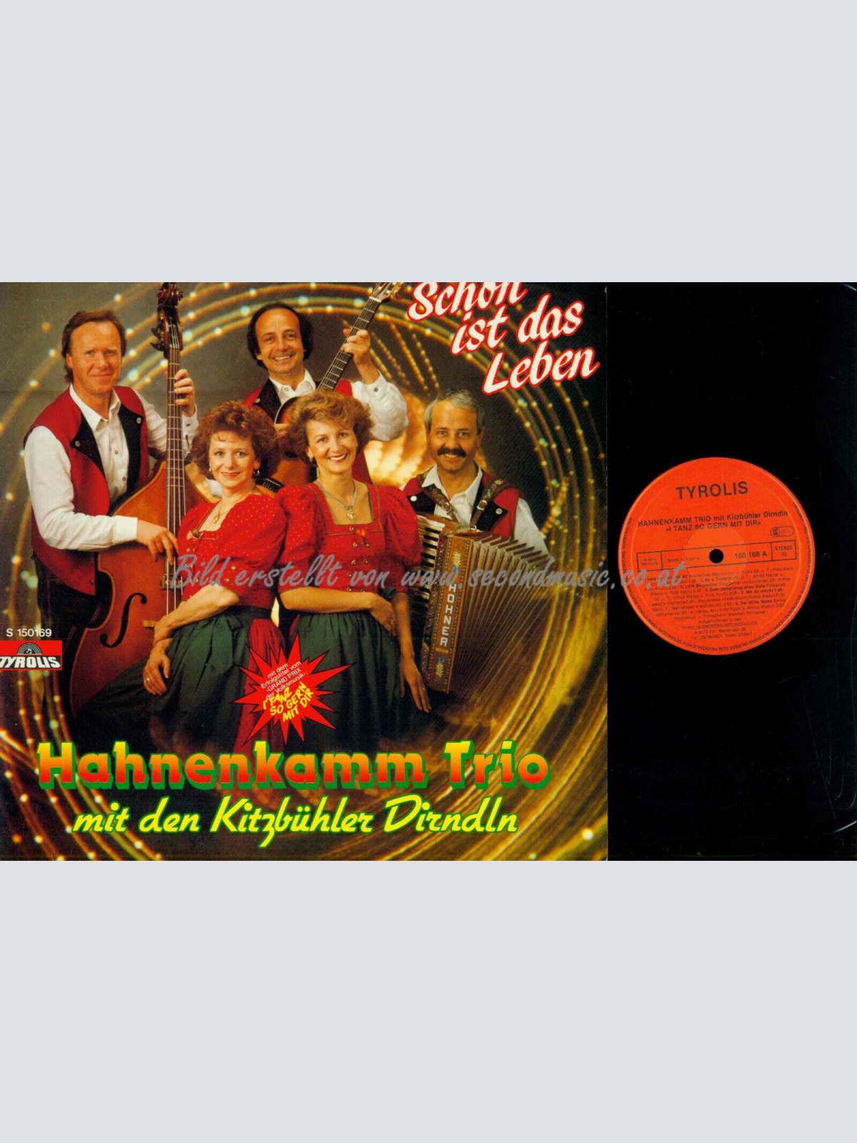 LP--Hahnenkamm Trio Mit Den Kitzbühler Dirndln – Schön Ist Das Leben  //  NM