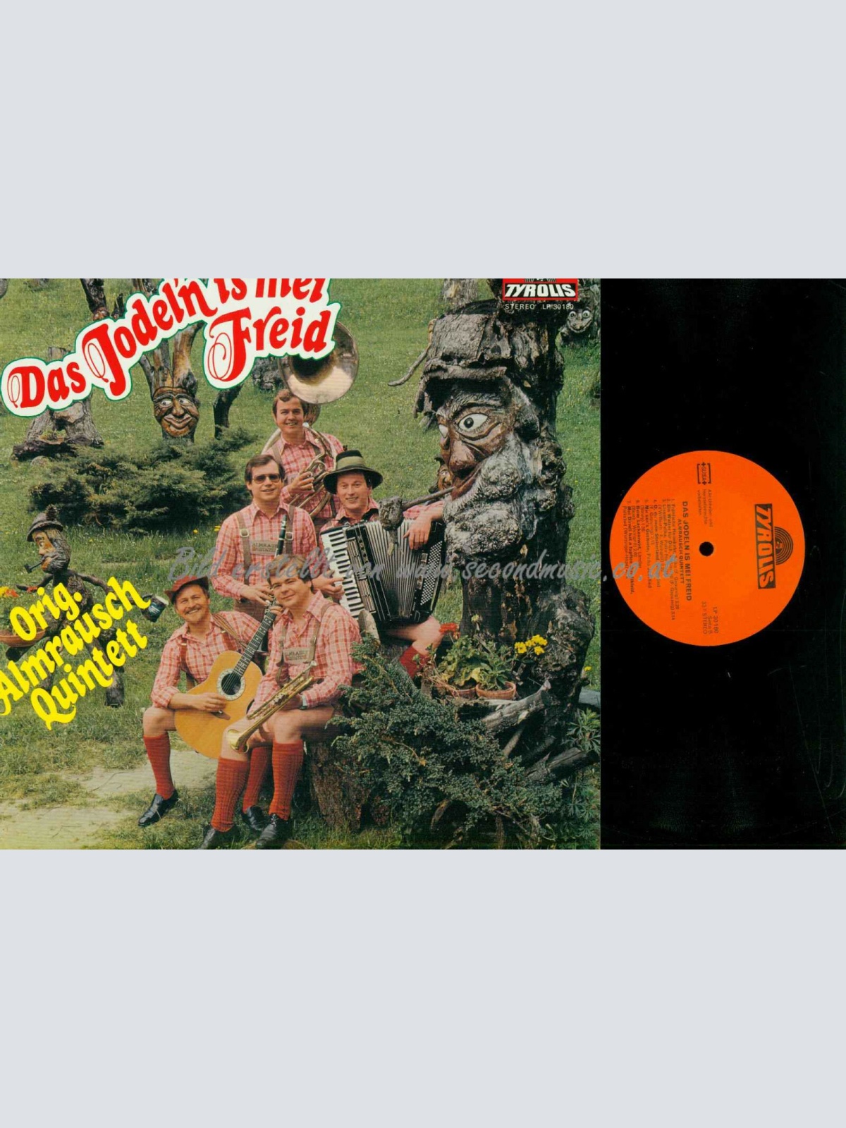 LP--Almrausch-Quintett – Das Jodel'n Is Mei Freid  //  NM