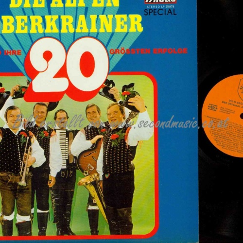 LP--Die Alpen Oberkrainer -- und ihre 20 Grössten Erfolge  //  NM