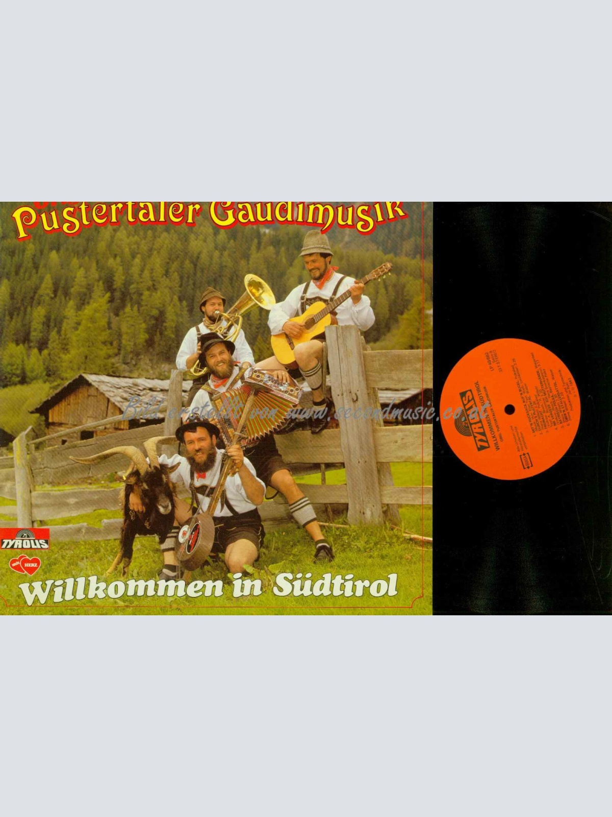 LP-- Orig. Pustertaler Gaudimusik – Wilkommen In Südtirol   //  NM