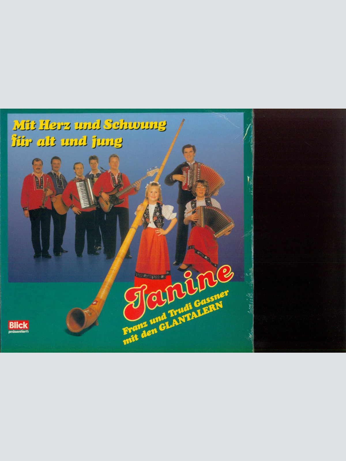 LP-  Janine, Franz Und Trudi Gassner mit den Glantalern ‎– Mit Herz Und Schwung
