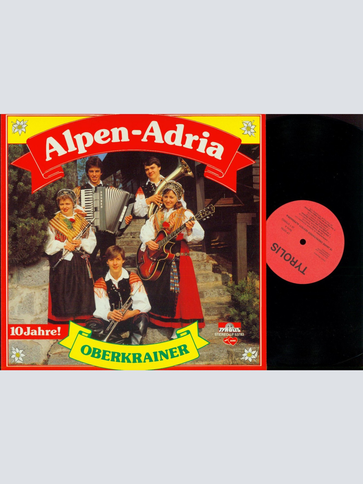 LP--  Alpen Adria  -- 10 Jahre Oberkrainer // NM