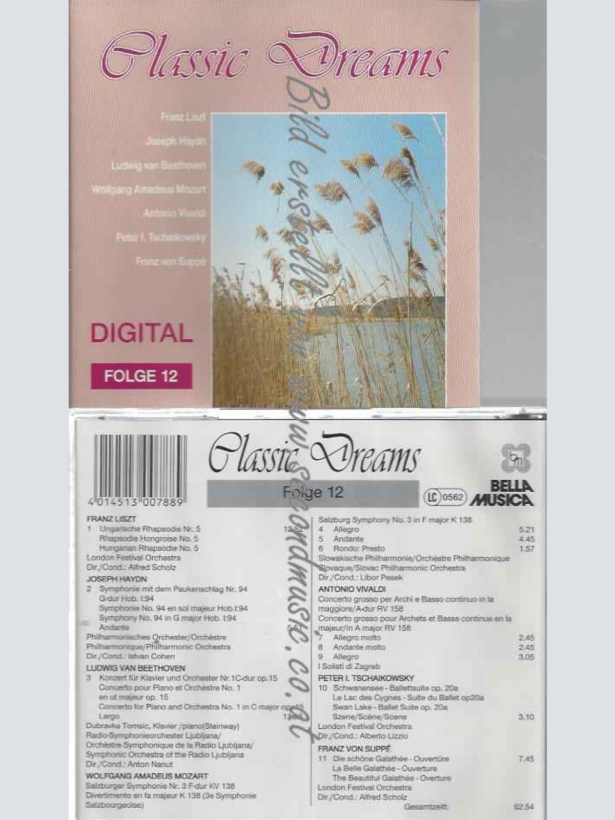 CD--I SOLIST DI ZAGREB UND ETCEDE | --CLASSIC DREAMS - FOLGE 12