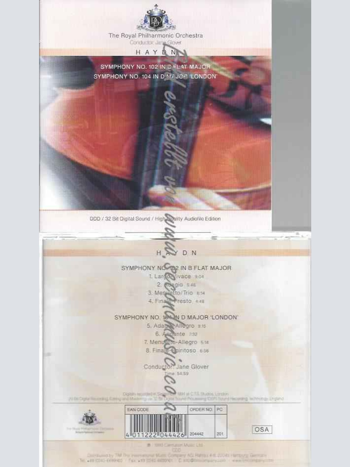 CD--ROYAL PHILHARMONIC ORCHESTRA | --SINFONIE  UND