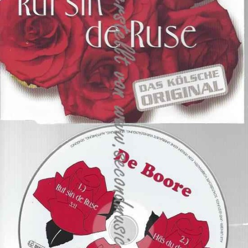 CD--DE BOORE | --RUT SIN DE RUSE