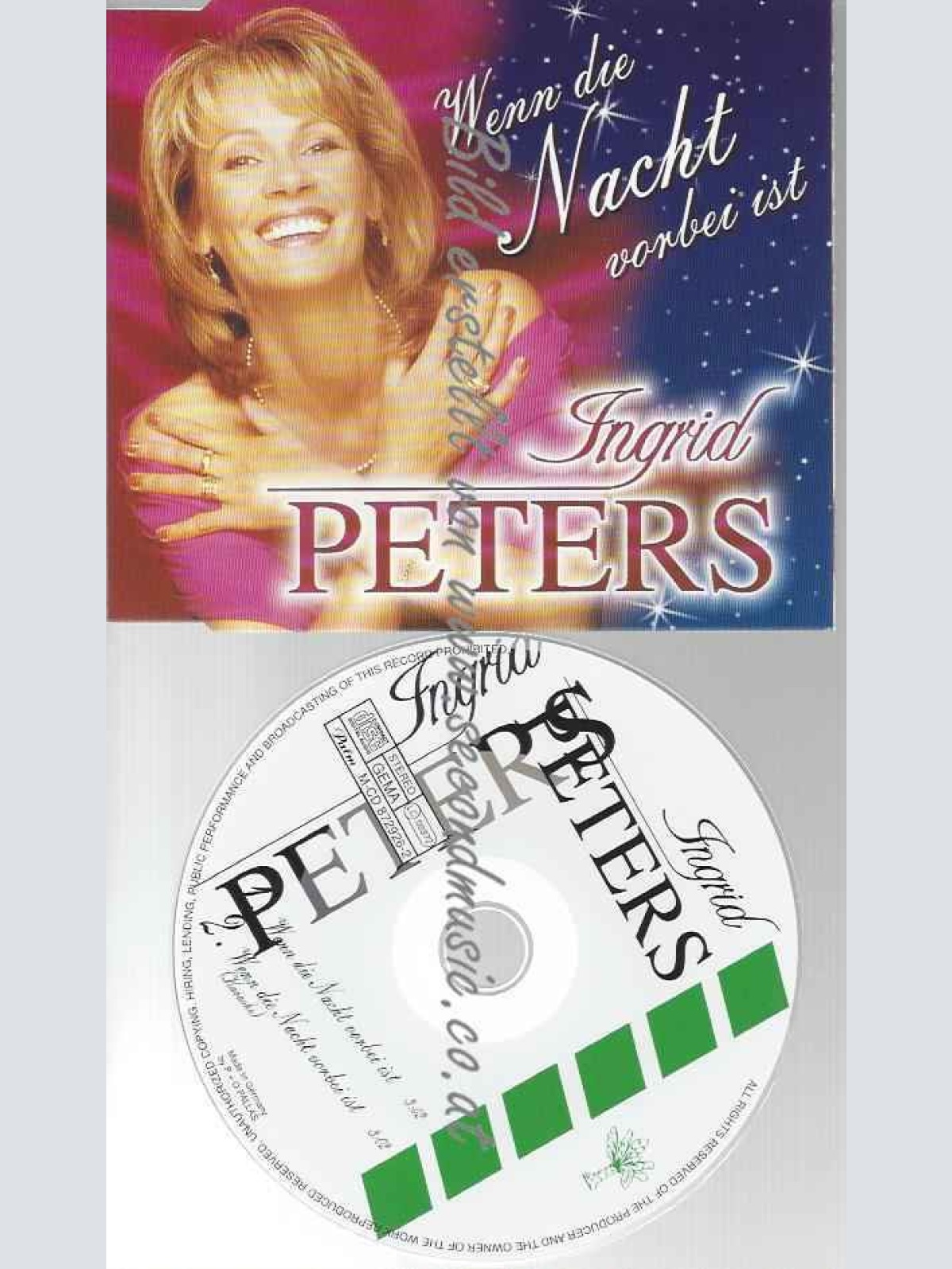 CD--PETERS,INGRID | --WENN DIE NACHT VORBEI IST