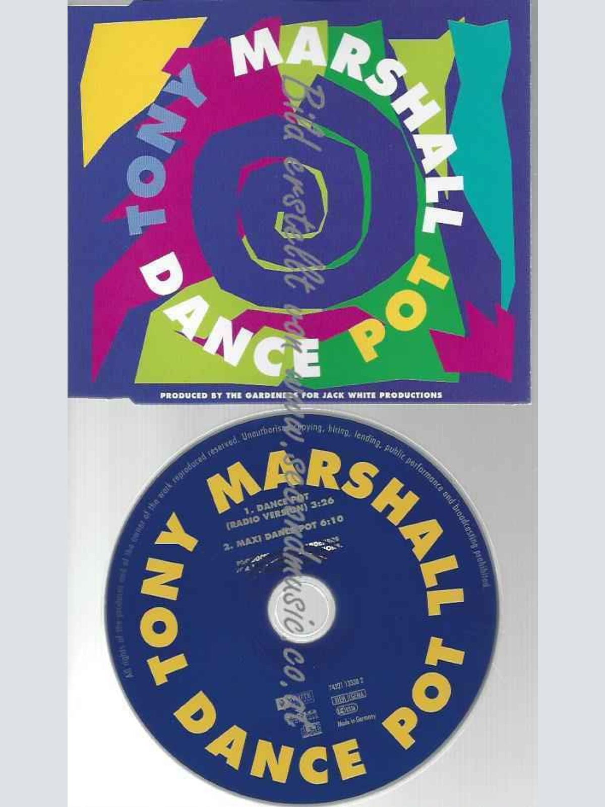 CD--MARSHALL,TONY | --DANCE POT