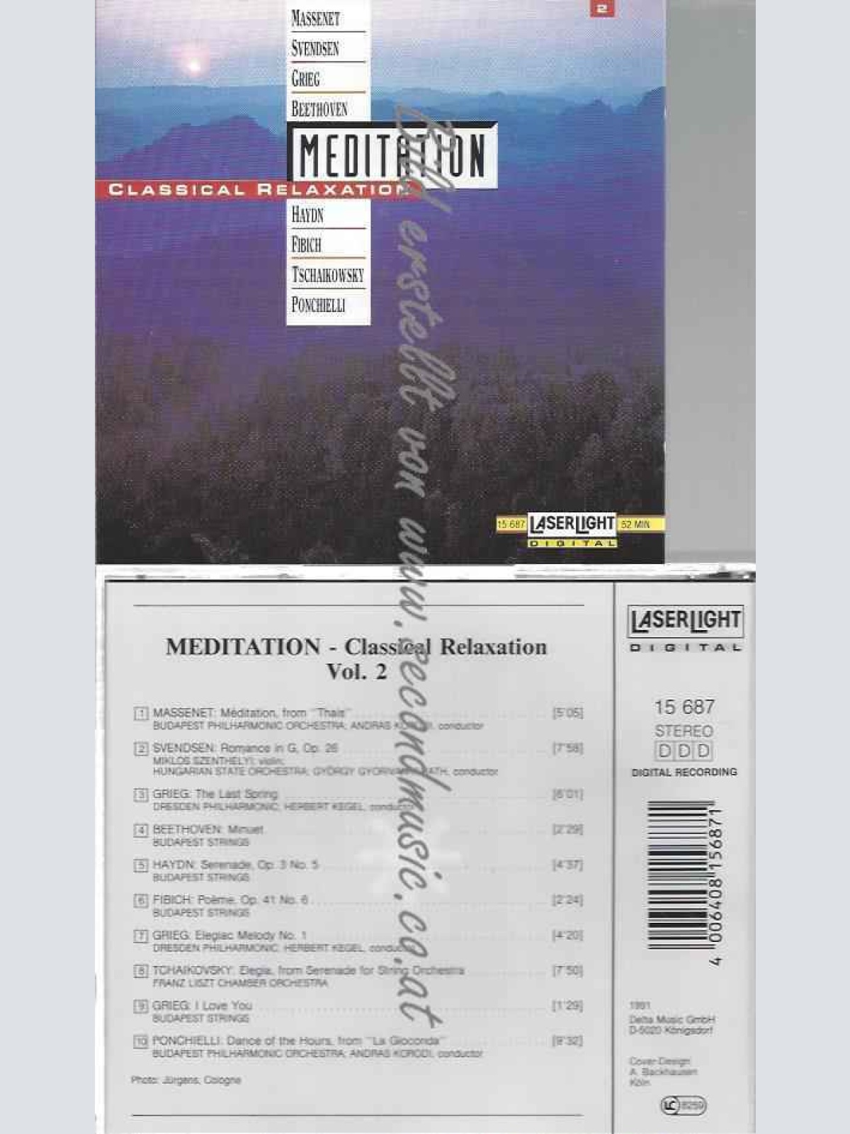 CD--VARIOUS, GRIEG, ET AL. | --CLASSICAL RELAXATION VOL.2