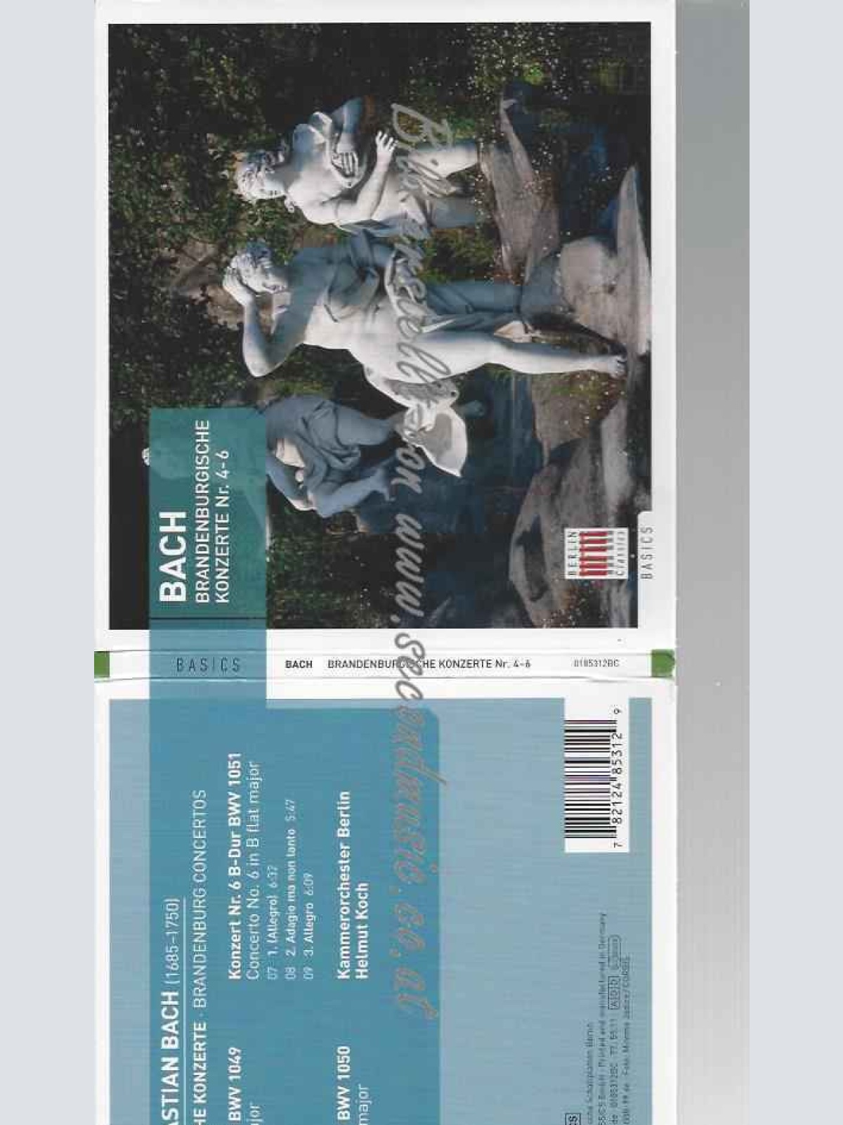 CD-- KOCH,HELMUT, KAMMERORCHESTER BERLIN -BRANDENBURGISCHE KONZERTE -