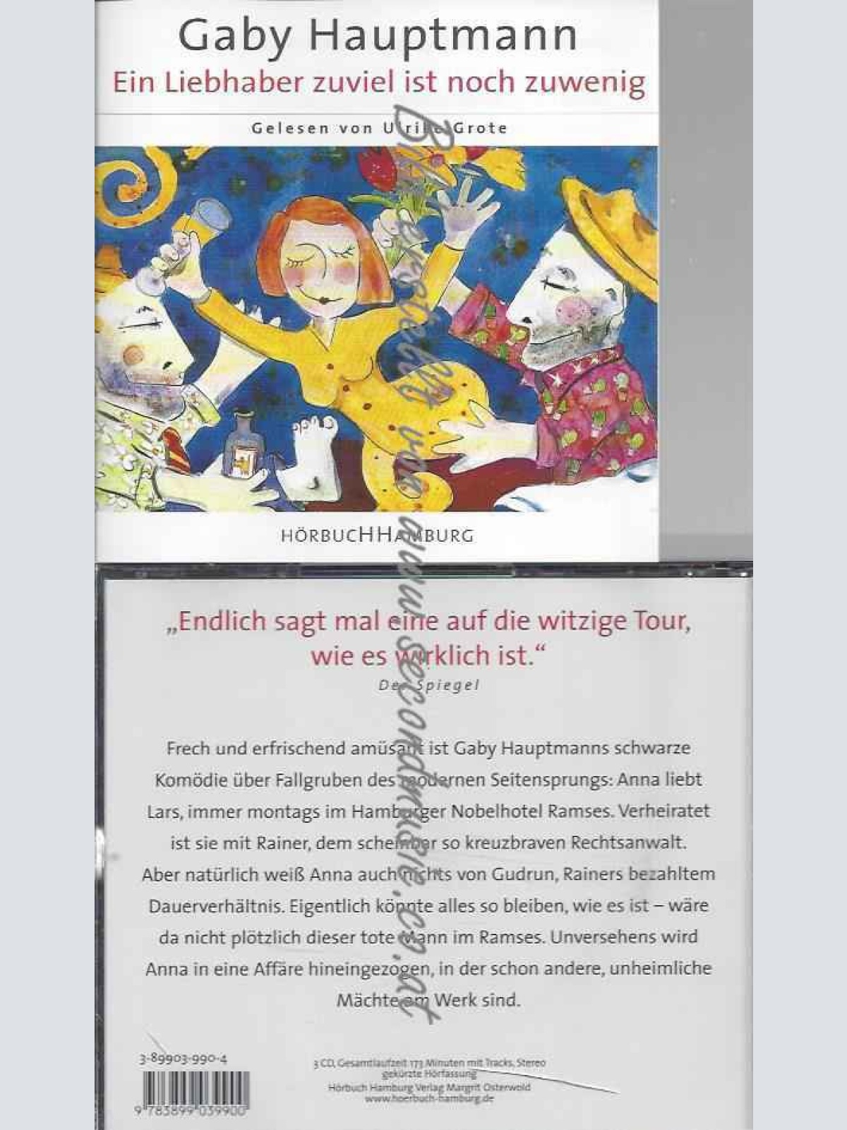 CD--GABY HAUPTMANN UND ULRIKE GROTE  -EIN LIEBHABER ZUVIEL IST NOCH ZUWENIG