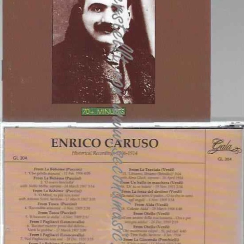 CD--/ CARUSO,ENRICO | --HISTORICAL RECORDINGS