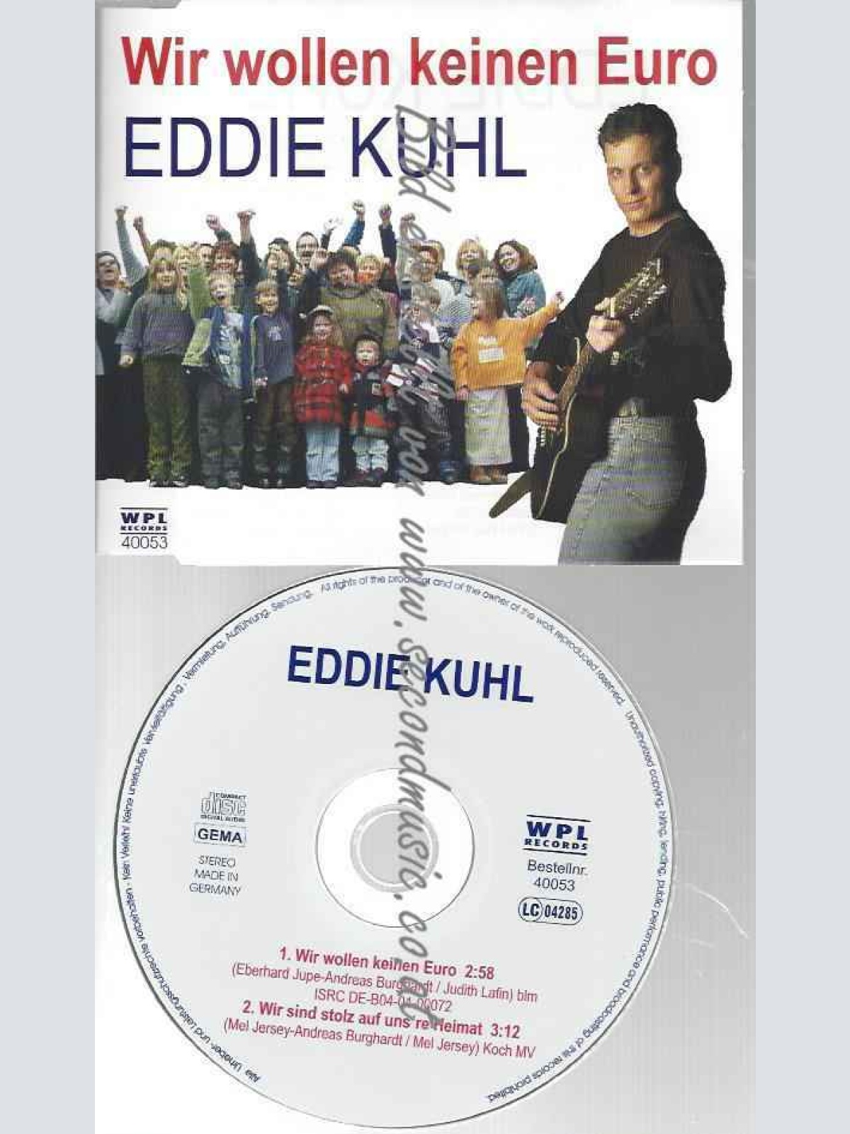 CD--KUHL,EDDIE--WIR WOLLEN KEINEN EURO
