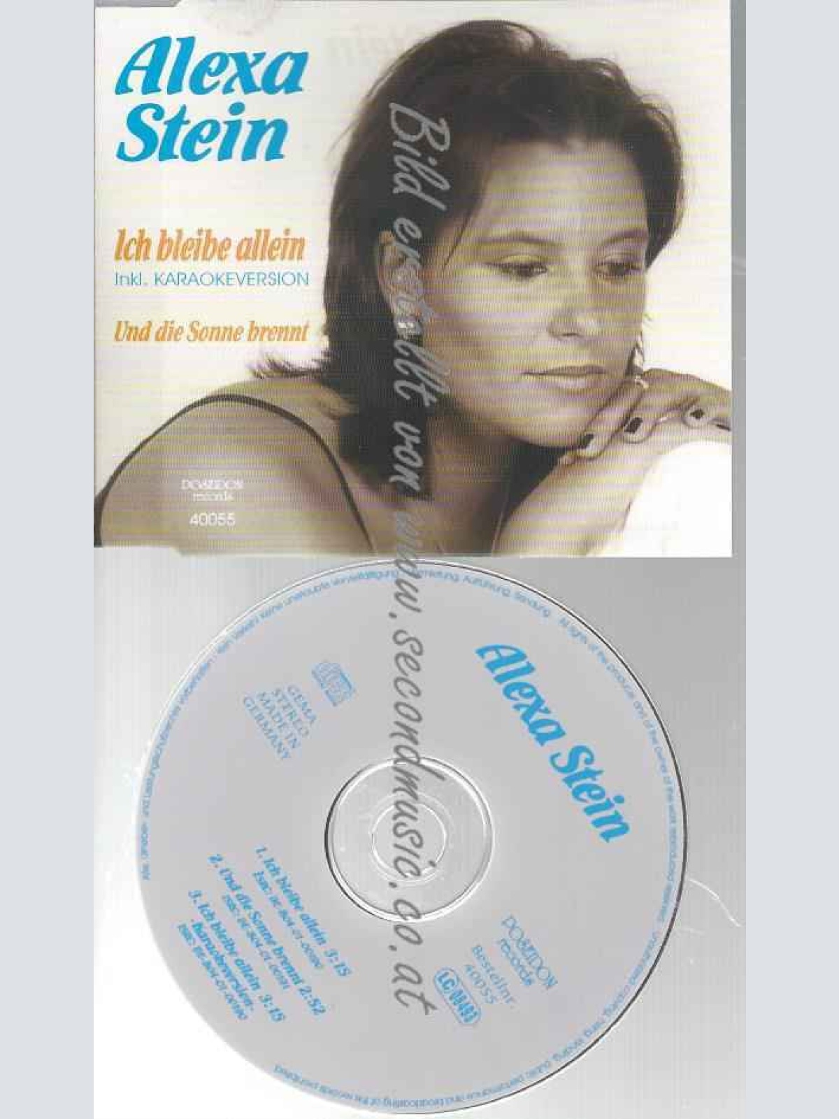CD--STEIN,ALEXA--ICH BLEIBE ALLEIN