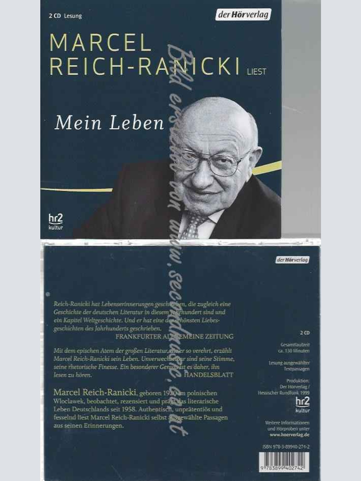 CD--MARCEL REICH --MEIN LEBEN: GELESEN VOM AUTOR