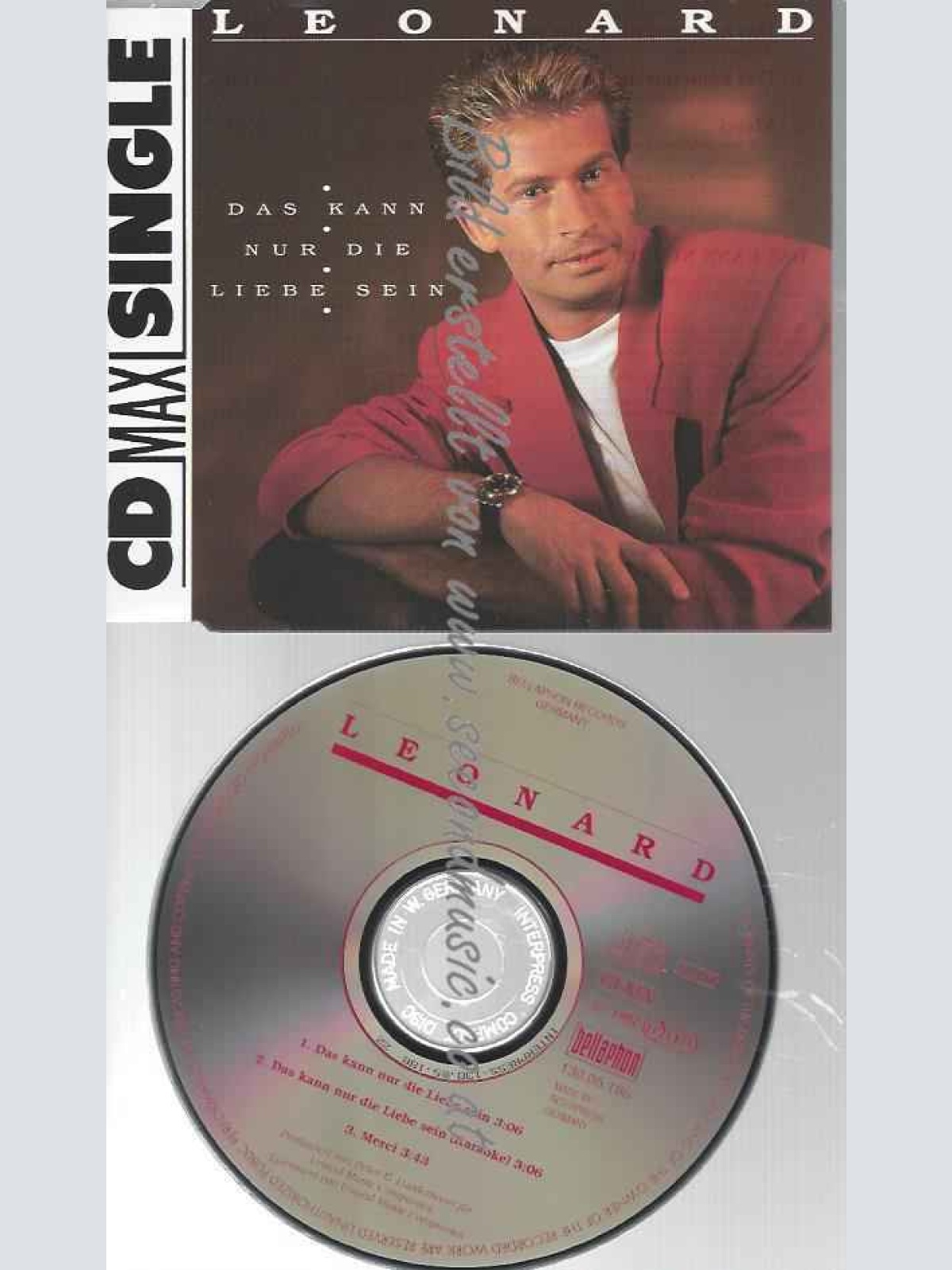 CD--LEONARD--DAS KANN NUR DIE LIEBE SEIN (INCL. )