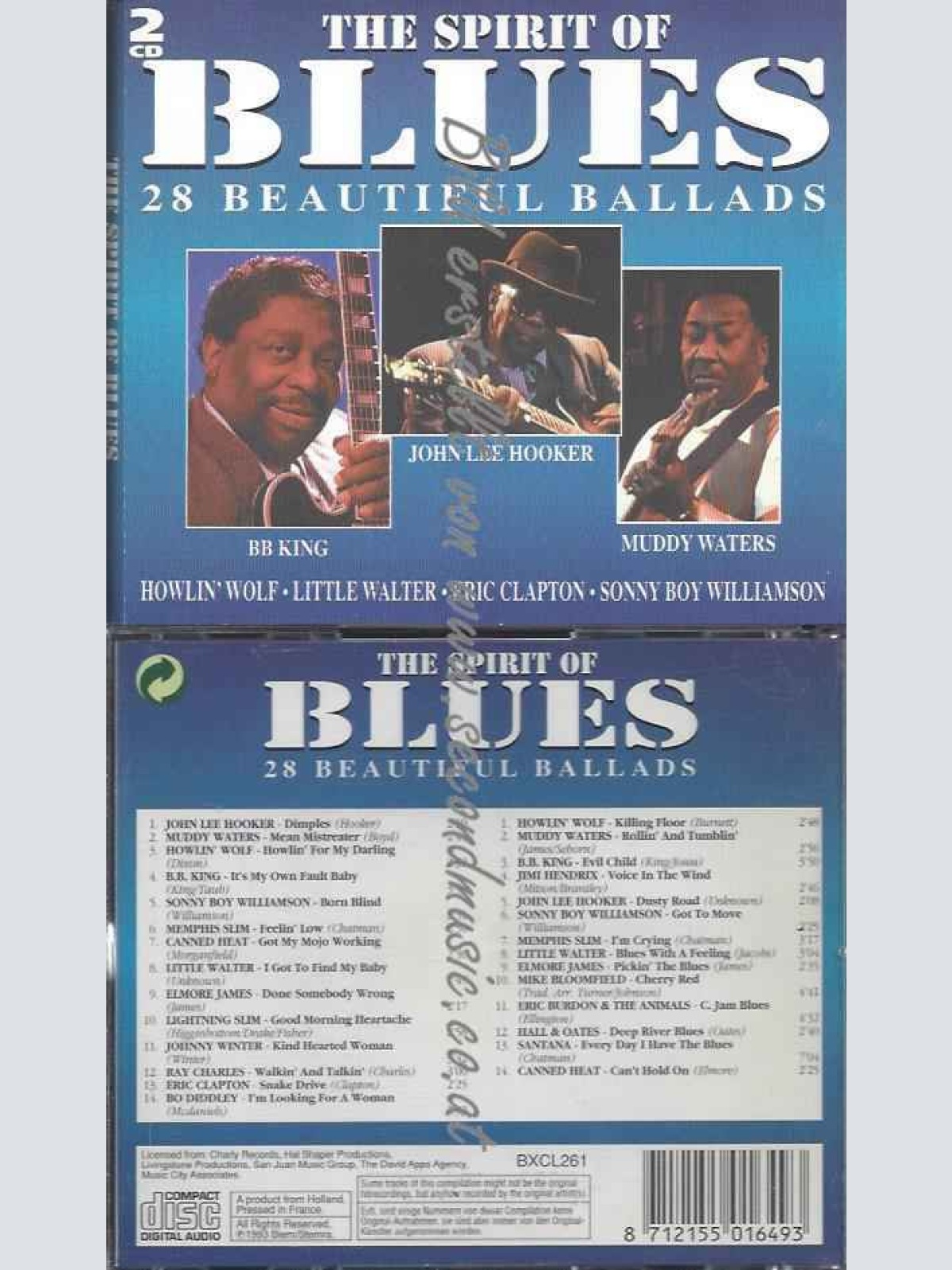 CD-- The Spirit Of Blues - 28 Beautiful Ballads