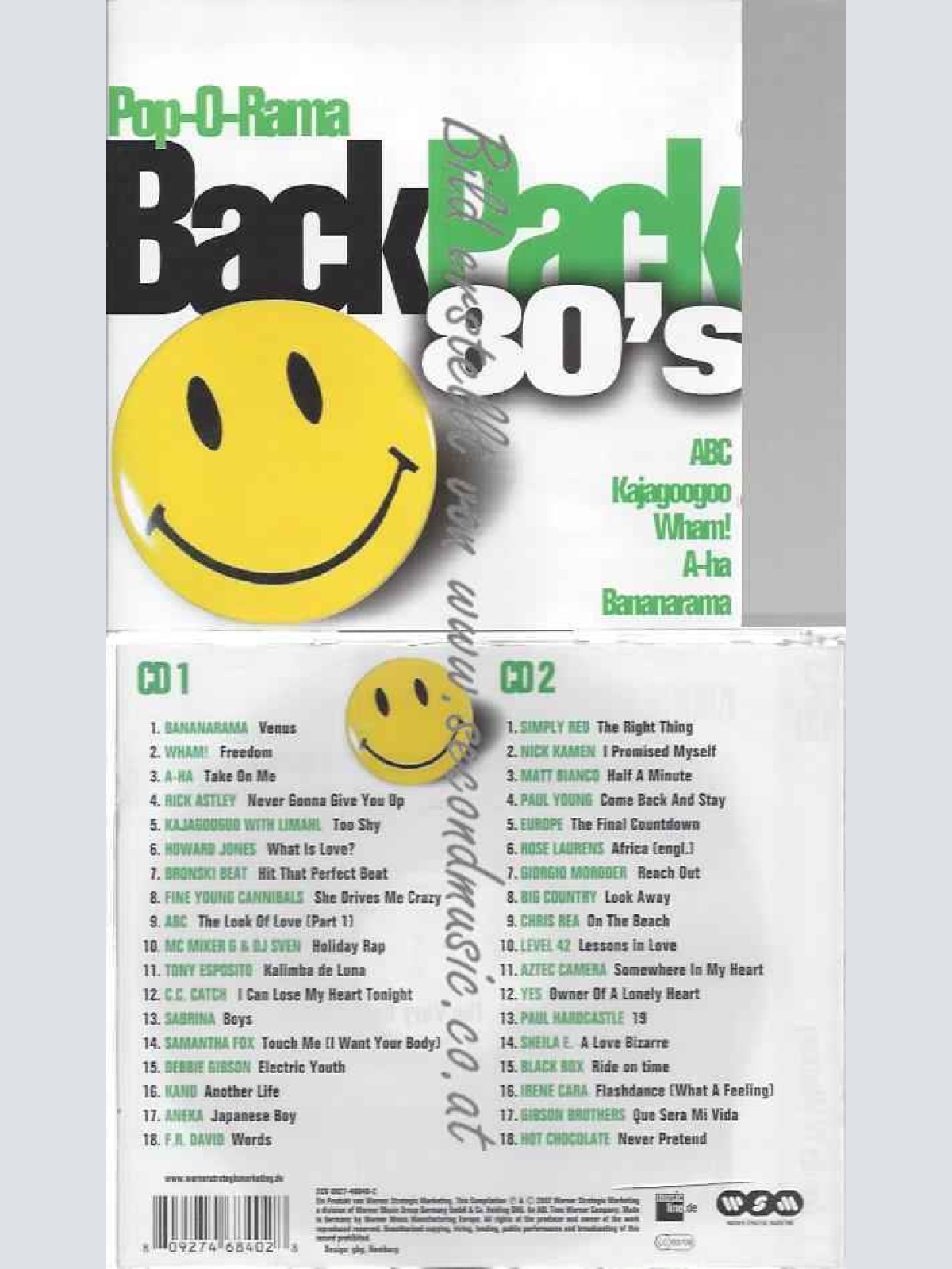CD--VARIOUS | --BACK PACK 'S-POP-O-RAMA