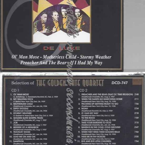 CD--GOLDEN GATE QUARTET | --SELECTION OF GOLDEN GATE QUART